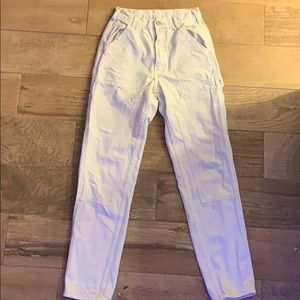 Brandy Melville off white cargo pants